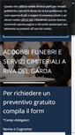 Mobile Screenshot of pompefunebricasadei.com